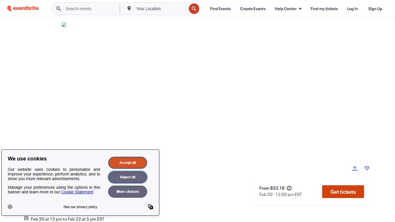 Snow on the Vines Tickets, Fri, Feb 20, 2026 at 12:00 PM Eventbrite